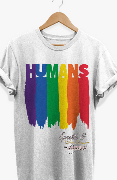 Pride Human Equality T-Shirt | Sparkle & Shine Designs