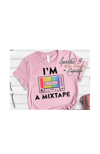 Pride Mixtape T-Shirt | Sparkle & Shine Designs