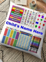 Customized Children's Learning Pillow | Sparkle & Shine Designs